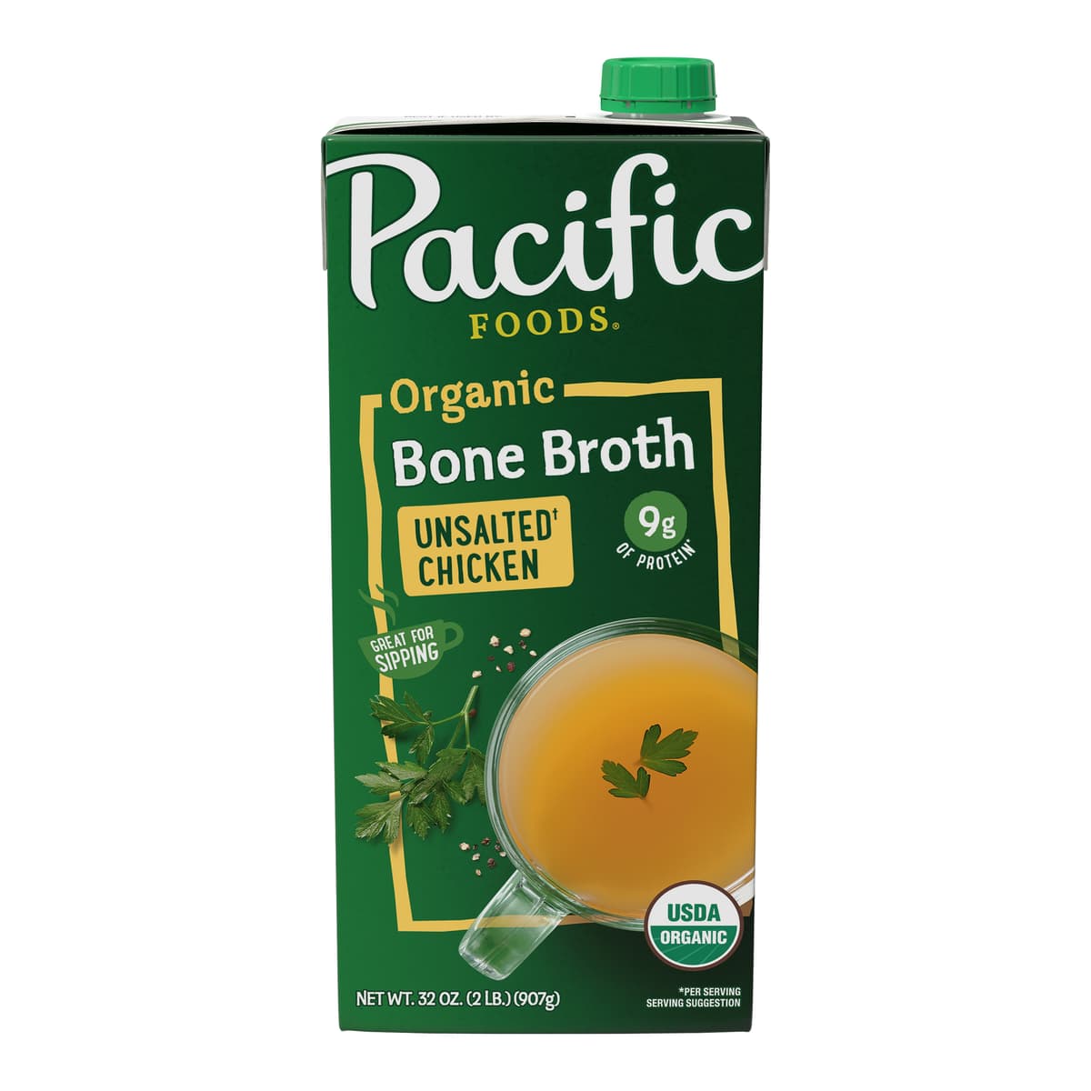 Organic Unsalted Chicken Bone Broth