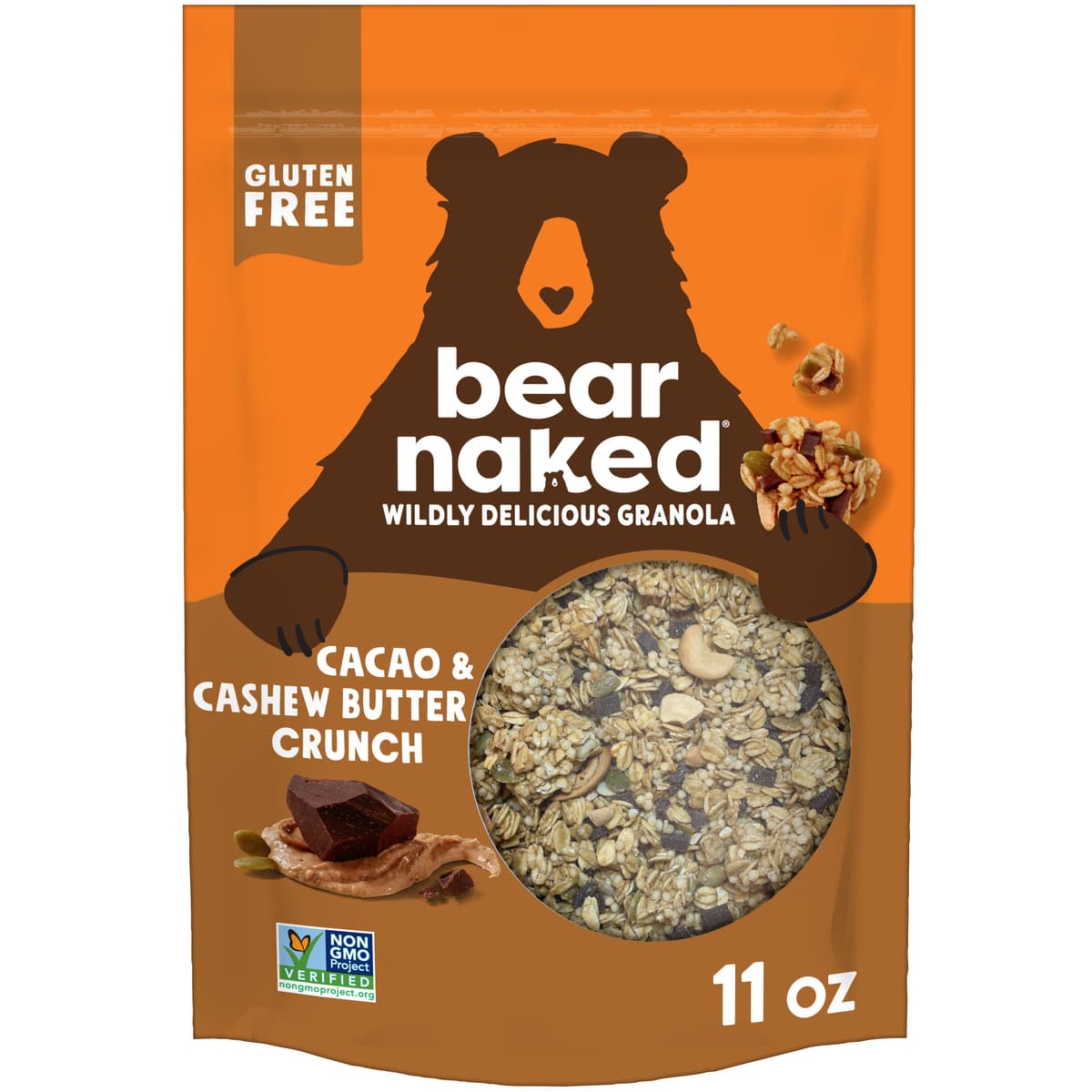 Cacao & Cashew Butter Pepitas, Sea Salt & Fair Trade Chocolate Granola