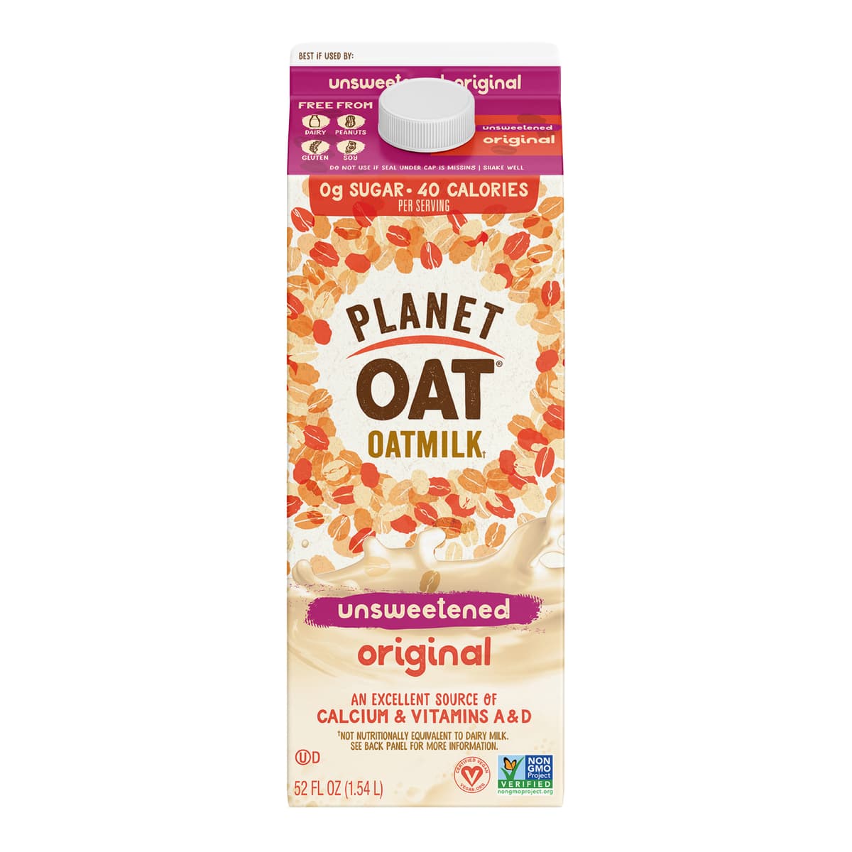 Planet Oat Unsweetened Original Oatmilk