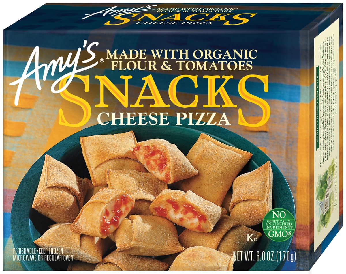 Cheese Pizza Snacks Made With Organic Flour & Tomatoes