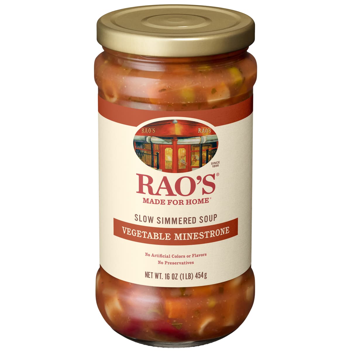 Vegetable Minestrone Italian Style Slow Simmered Soup