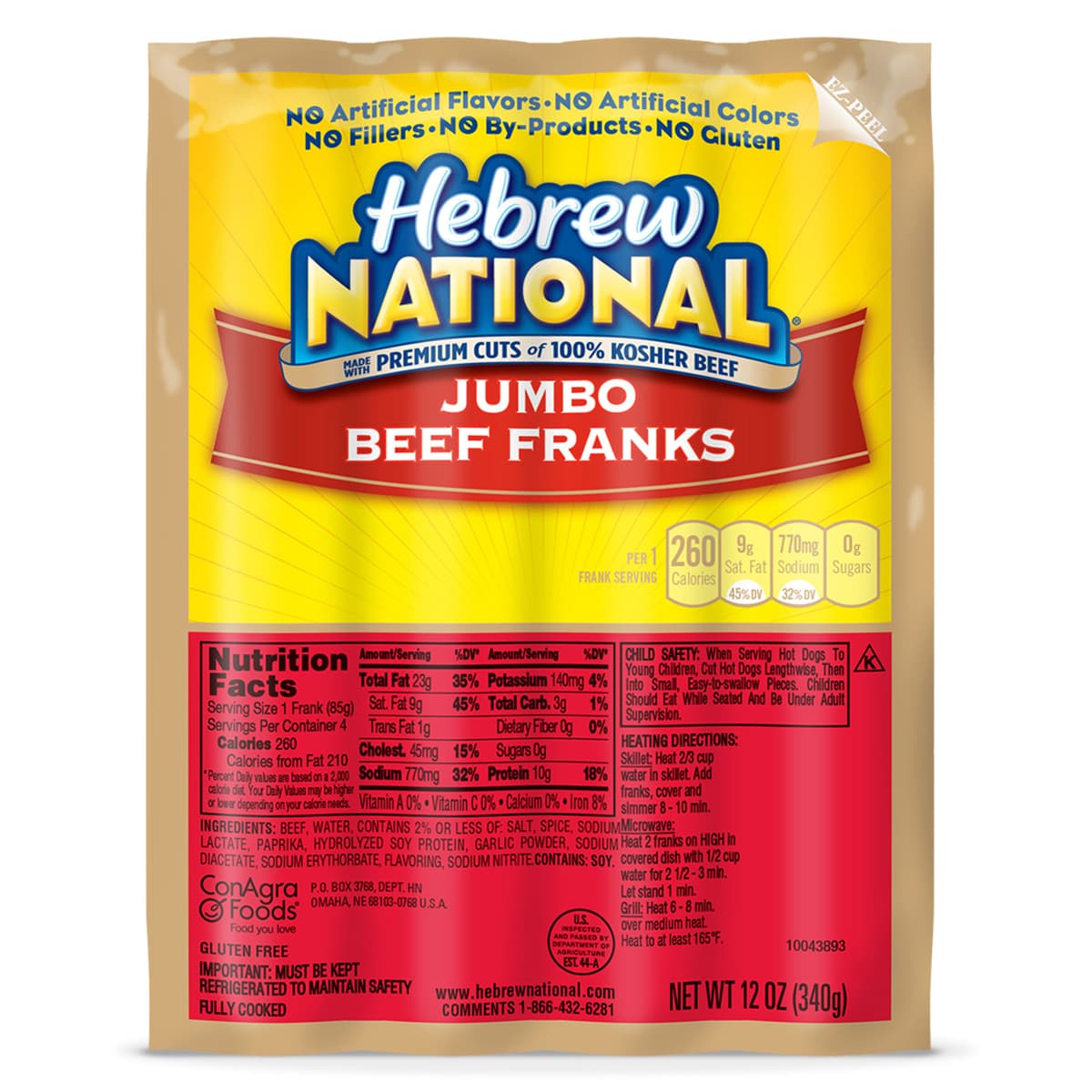 Jumbo Beef Franks
