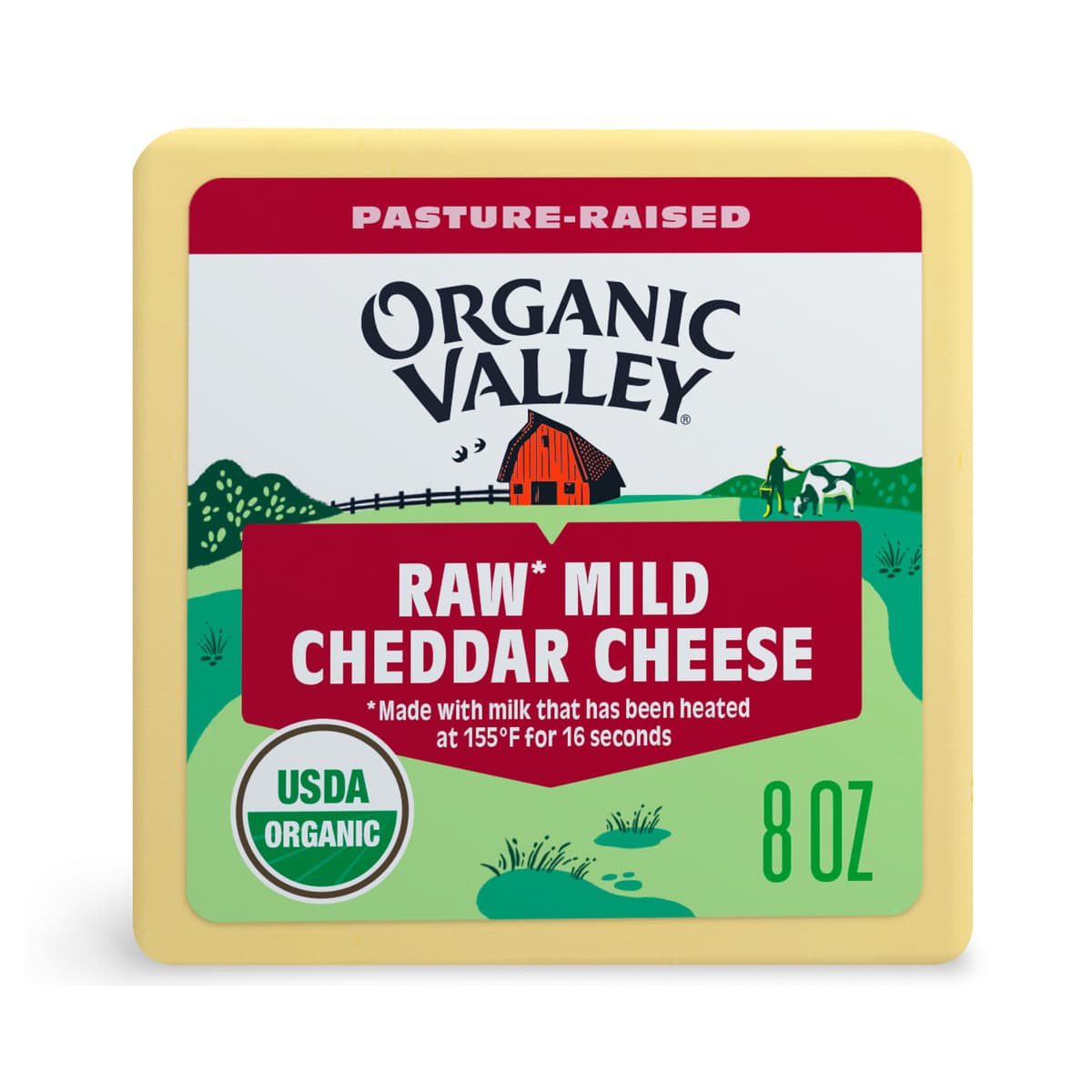 Organic Valley Raw Mild Cheddar