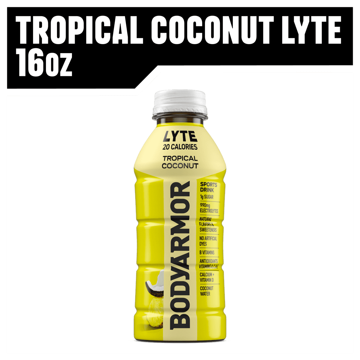 Body Armor Lyte No Sugar Added Tropical Coconut Sports Drink