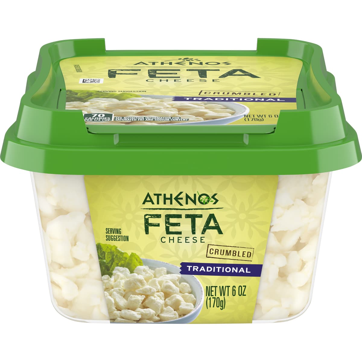 Traditional Feta Crumbled Cheese