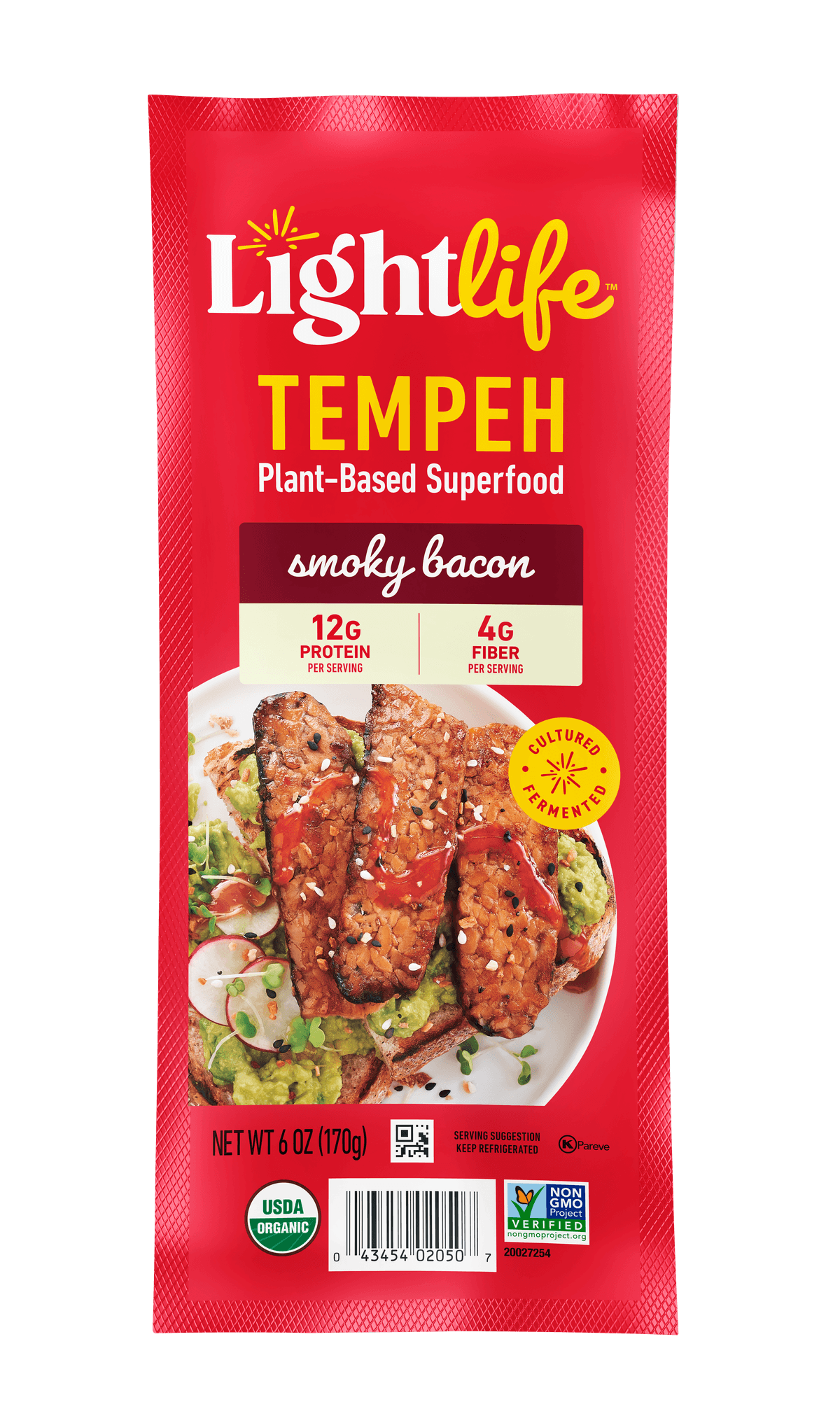 Smoky Bacon Tempeh Precut Strips