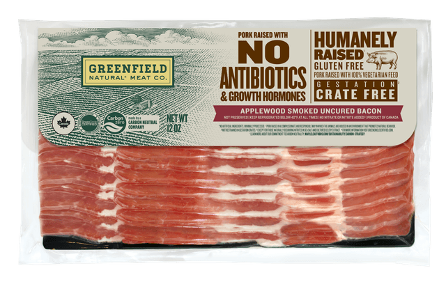 Greenfield Natural Meat Co., Natural Apple Wood Smoked Uncured Bacon