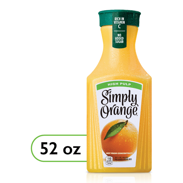100% Pure Squeezed Pasteurized Orange Juice