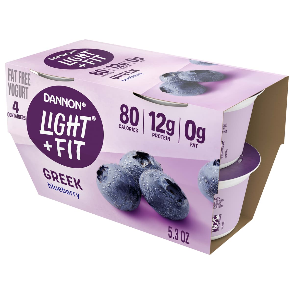 Blueberry Flavored Greek Nonfat Yogurt