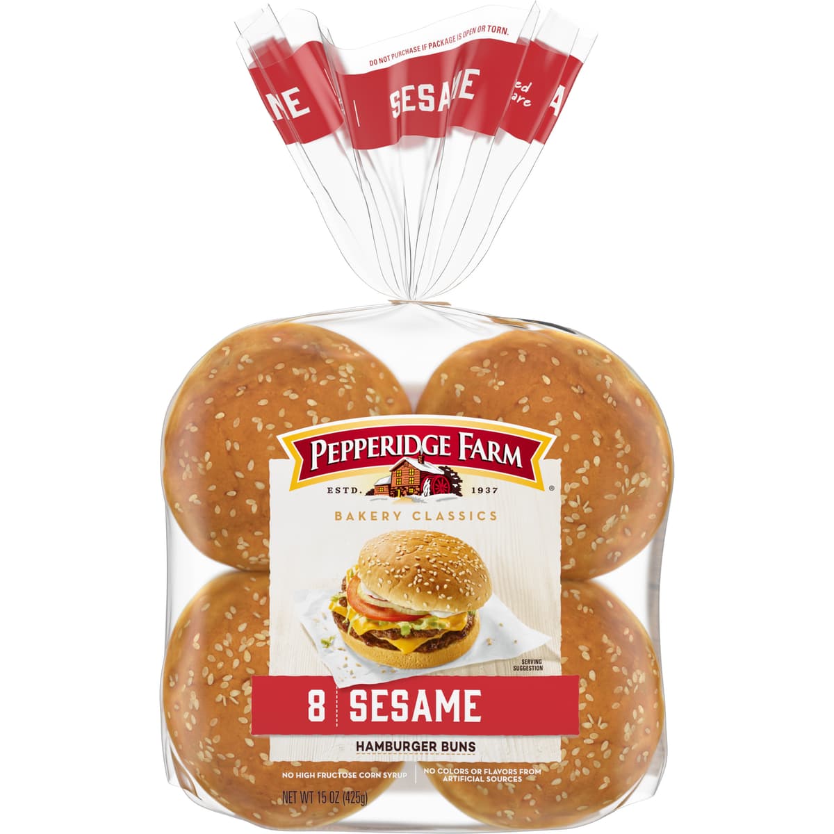 Sesame Hamburger Buns