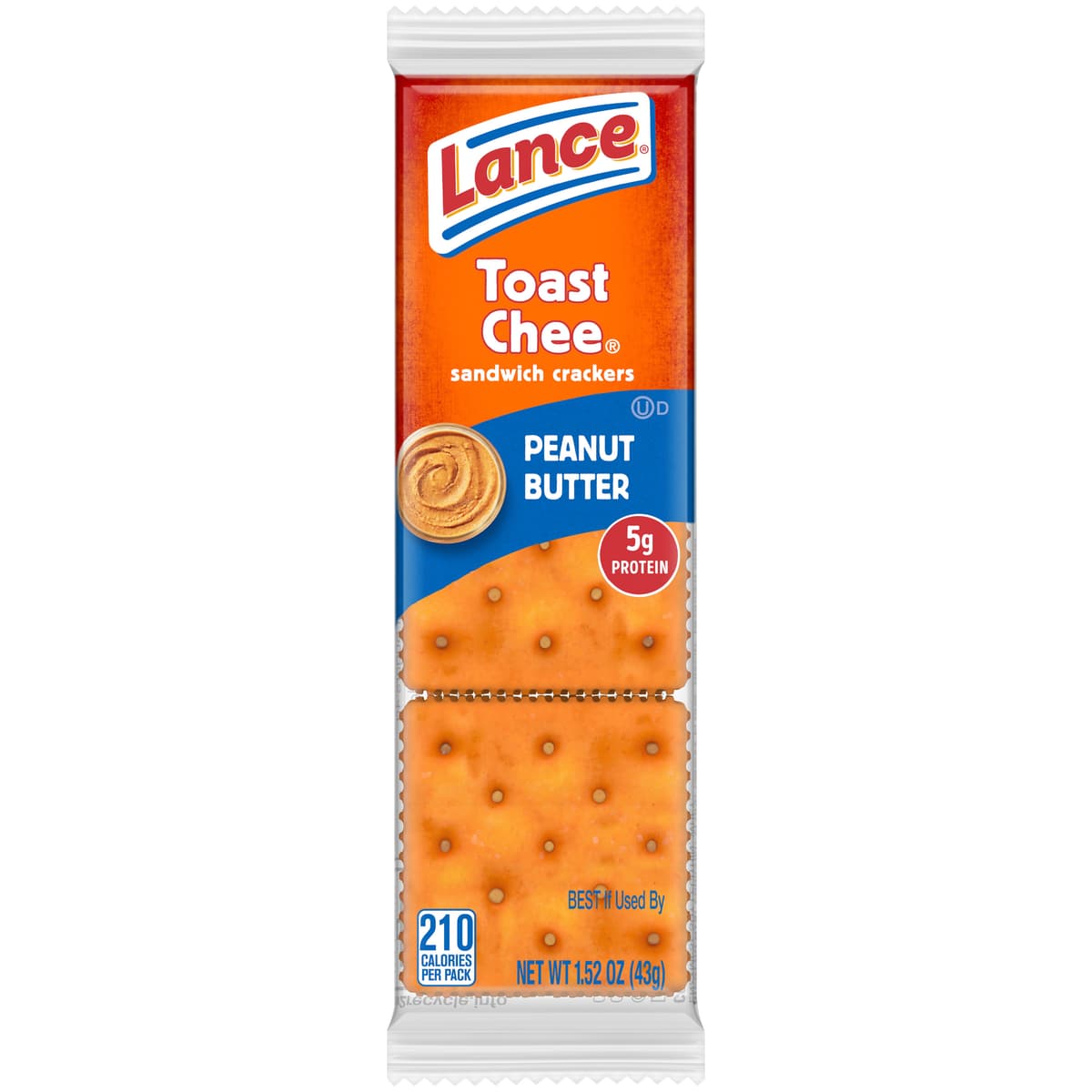 Peanut Butter Toastchee Sandwich Crackers