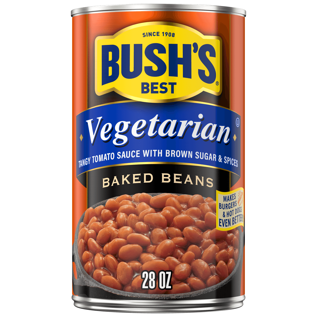Vegetarian Tangy Sauce with Brown Sugar & Spices Baked Beans