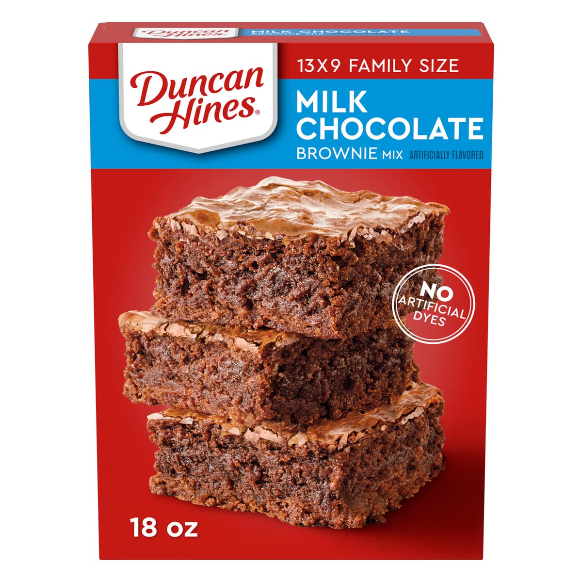 MILK CHOCOLATE BROWNIE MIX, MILK CHOCOLATE