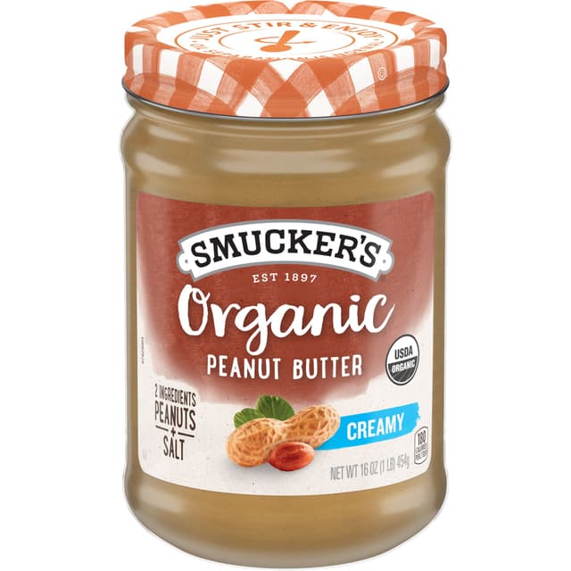 Smucker's Organic Creamy Natural Peanut Butter