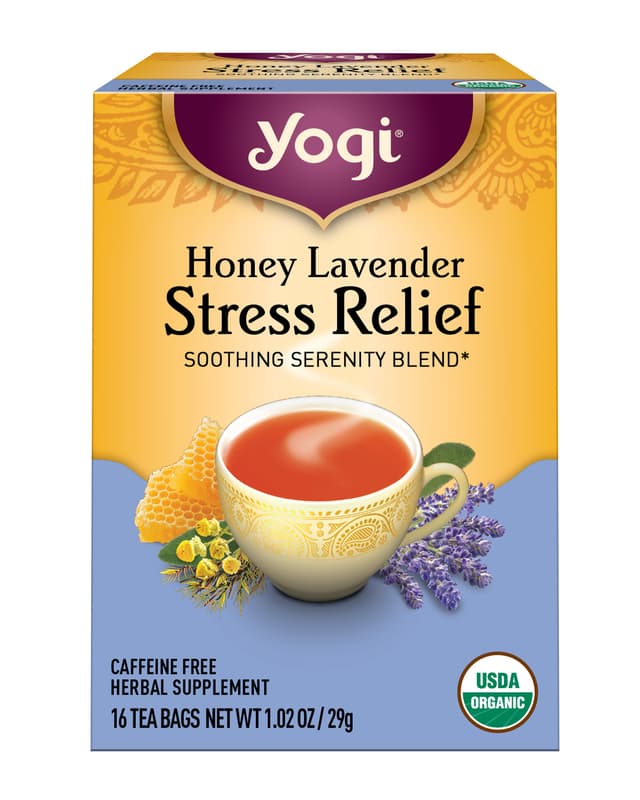 Yogi Tea Bags Stress Relief Honey Lavender Tea