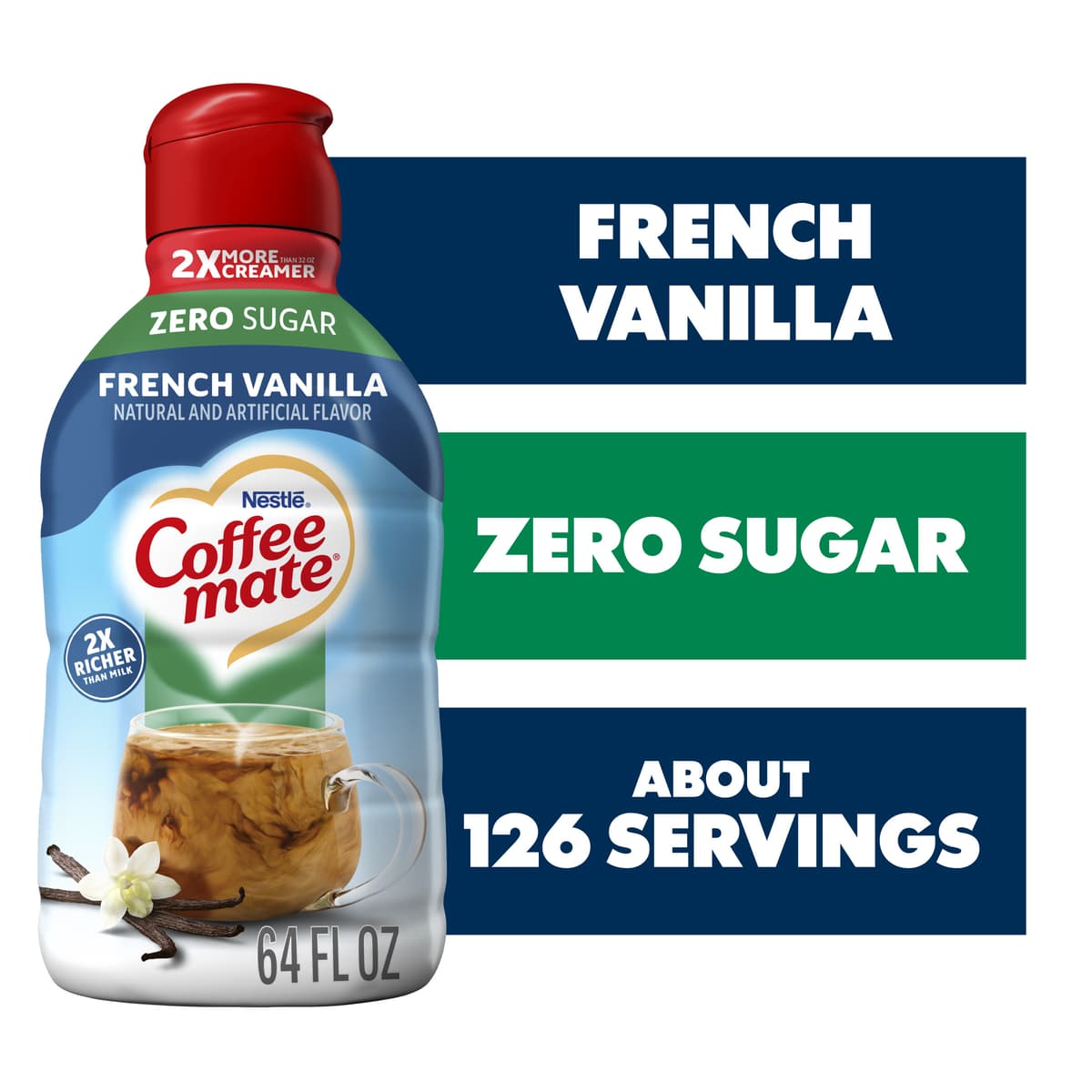 French Vanilla Flavor Sugar Free Coffee Creamer