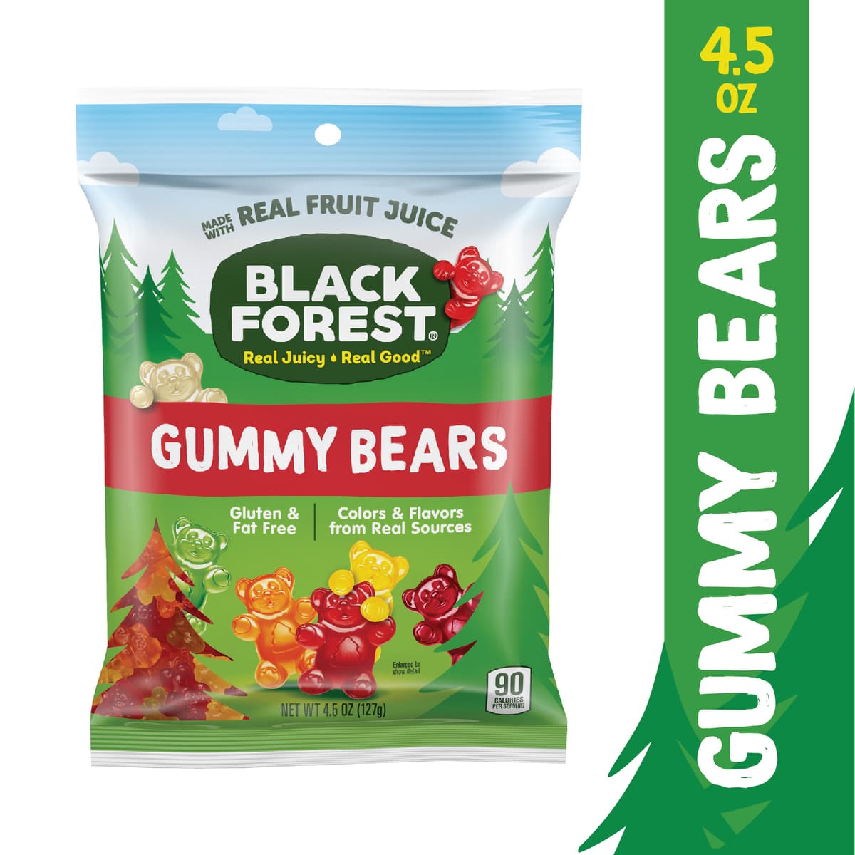Cherry, Lemon, Pineapple, Orange, Apple, Strawberry Flavored Gummy Bears