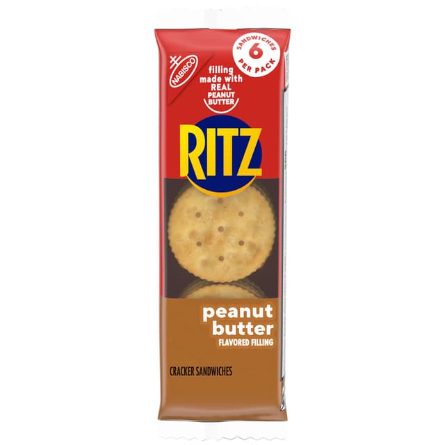 Nabisco Ritz Lunchbox Crackers Peanut Butter