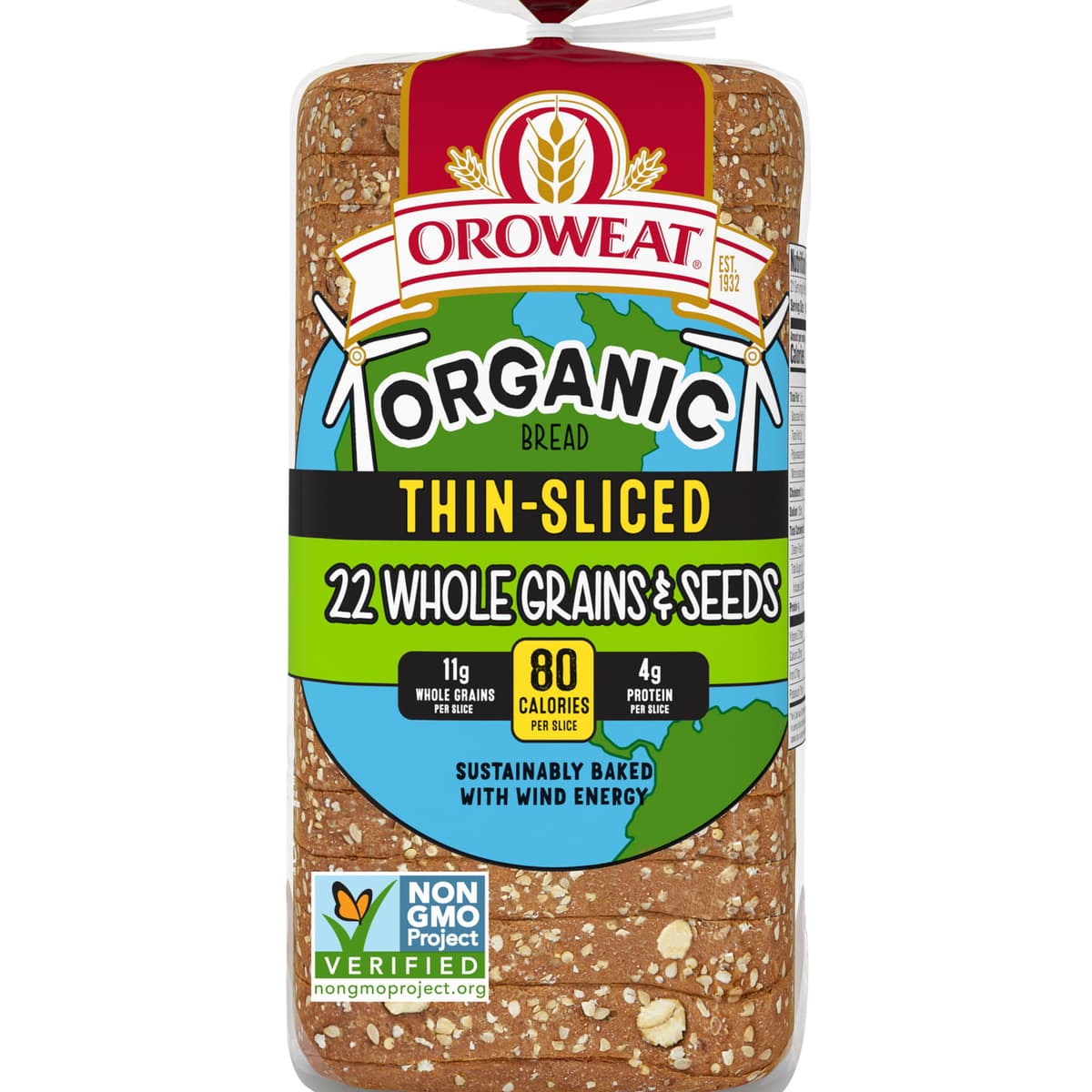 22 Grains & Seeds Thin-Sliced Bread