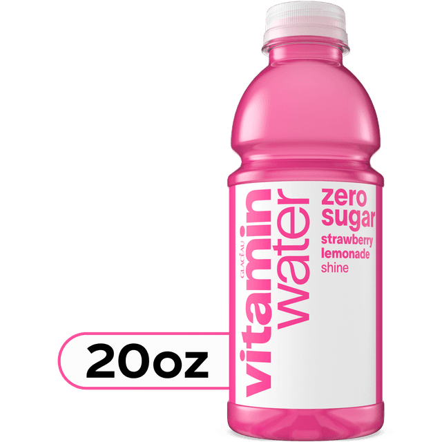 GLACEAU VITAMINWATER, NUTRIENT ENHANCED WATER BEVERAGE, STRAWBERRY LEMONADE